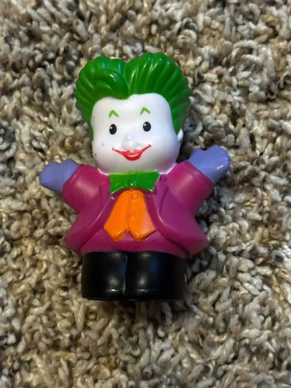 Fisher-Price Little People DC Super Friends Batman, Robin, and The Joker Figures